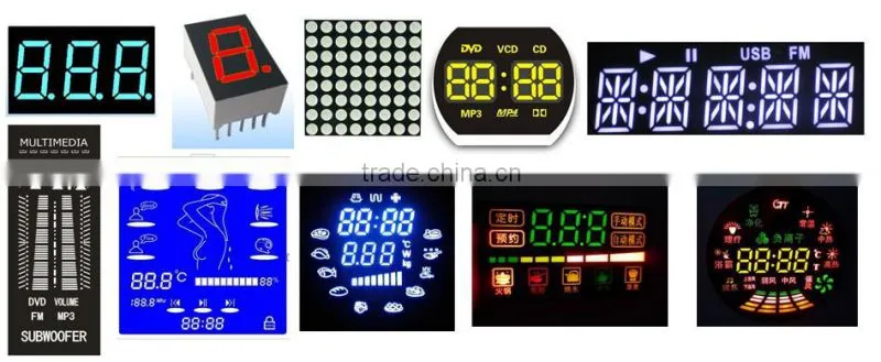 7-segment one digit led digital display