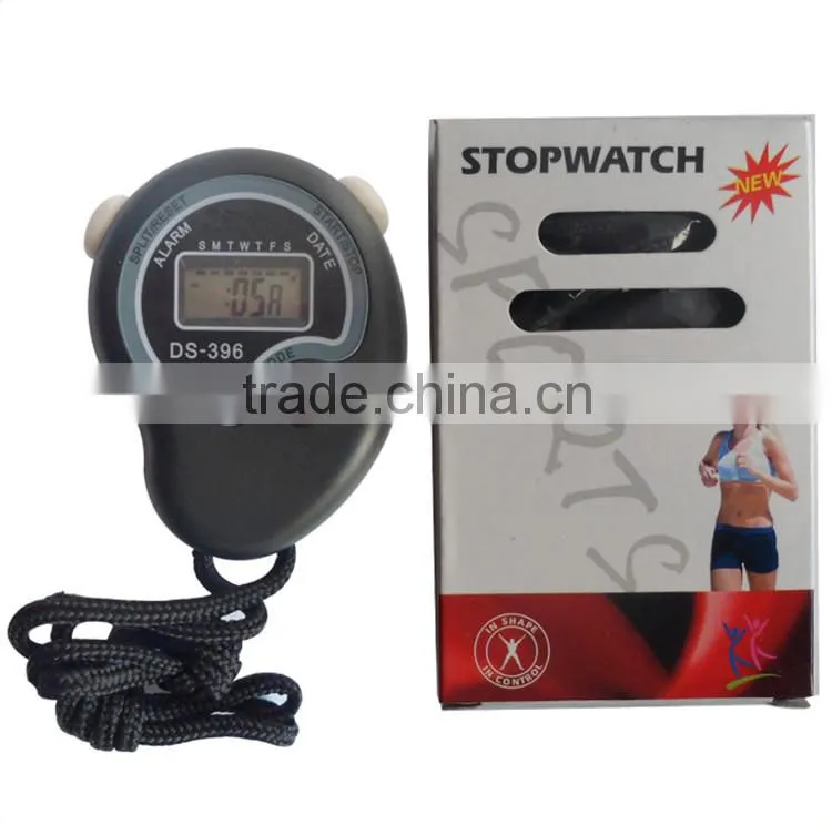 China Supplier Fashion Plastic Button Battery Professional Stopwatch