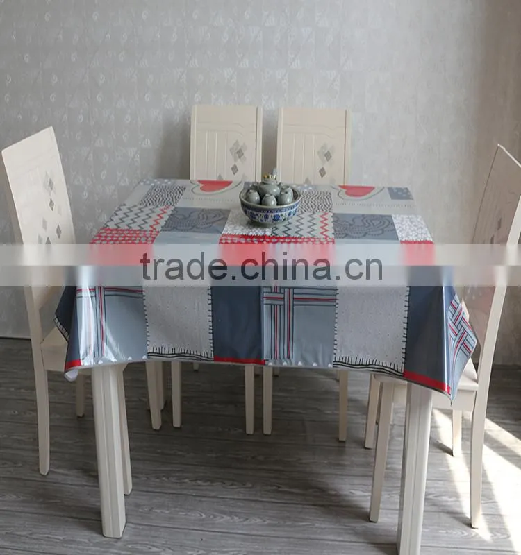 PVC tablecloth with Compound non-woven backing