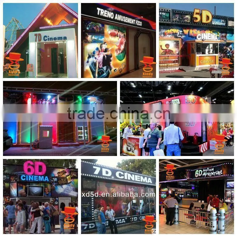 Hot selling truck mobile 5d cinema 7d theater