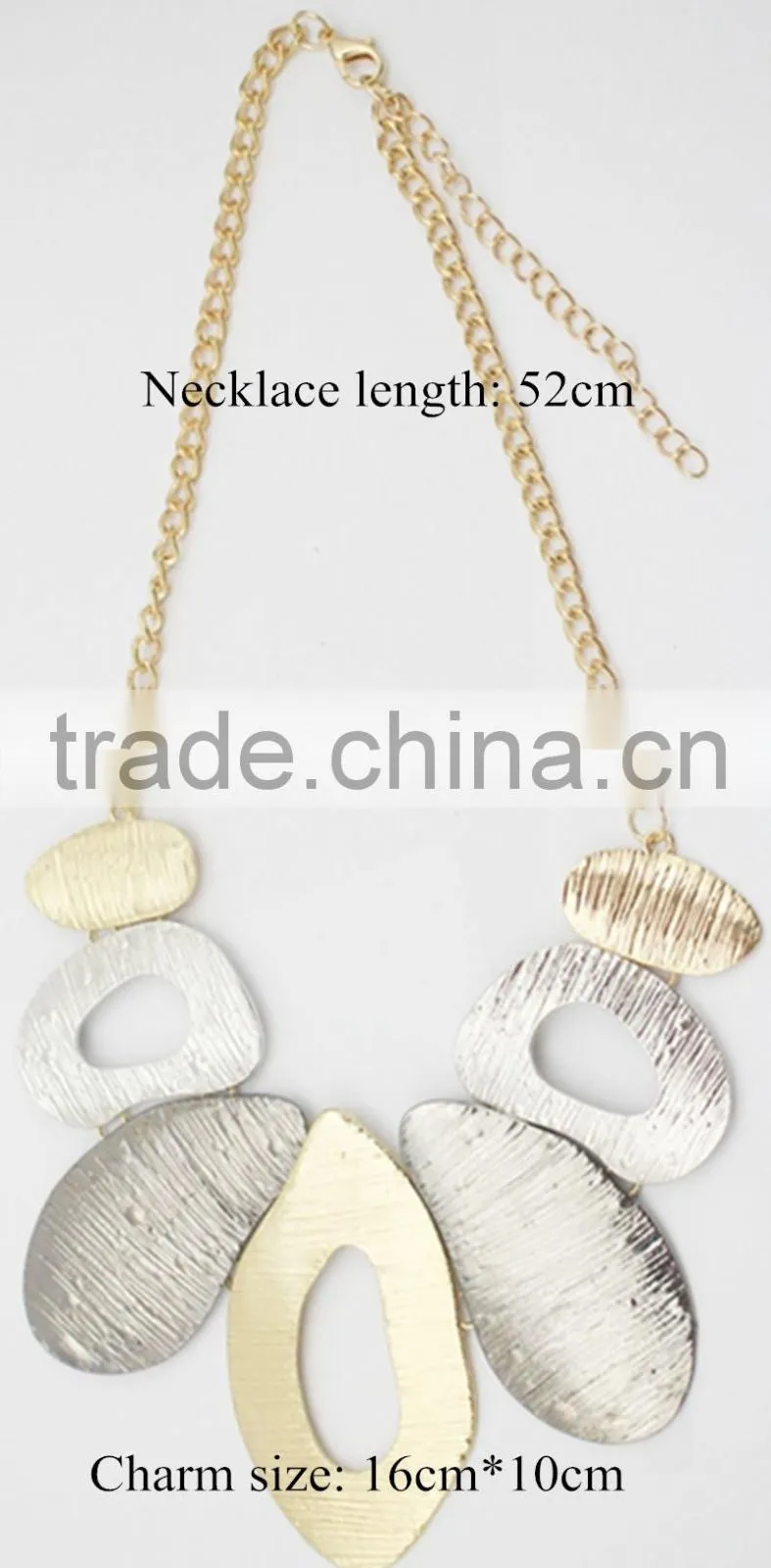 Indian gold plated necklace set light weight gold necklace set