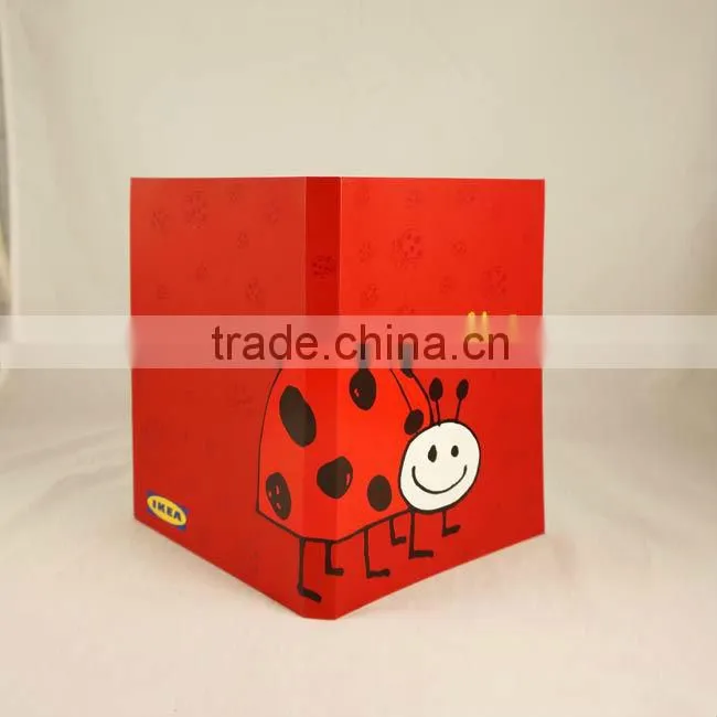 Custom printed paper folders with pocket