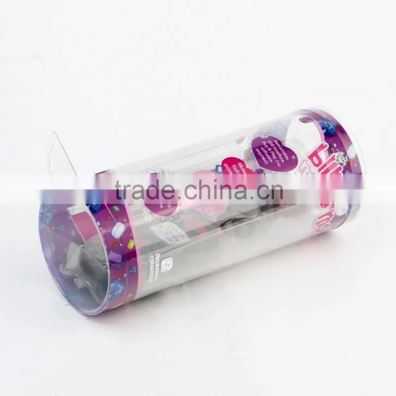 Customized Wholesale Clear Plastic Round Box for Computer Mouse