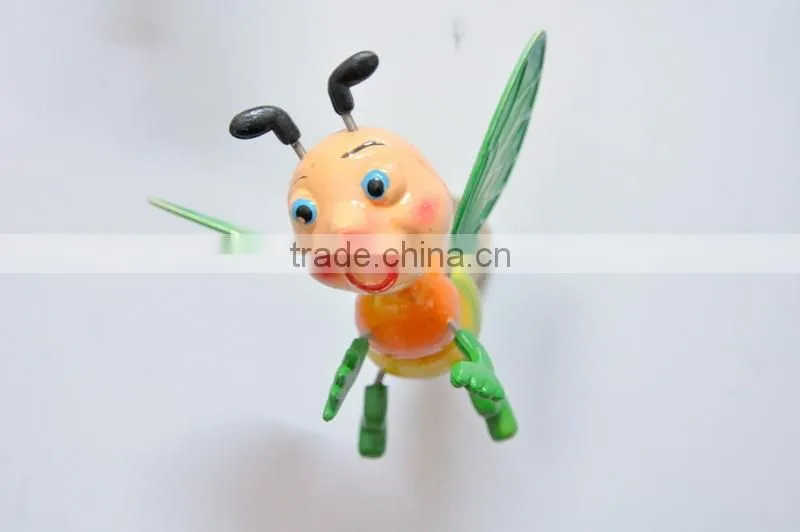 4 inch Plastic Novelty Decorative Bee Fridge Magnet