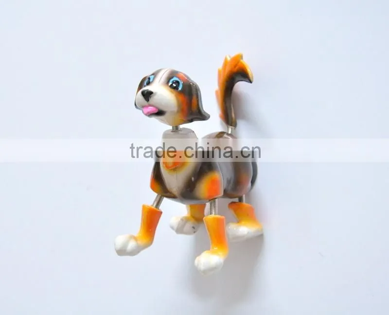4 inch 3D Plastic Creative Dog Shape Fridge Magnet