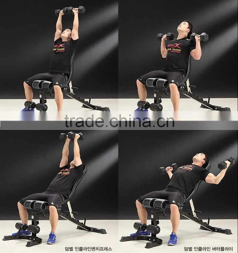 6 Position Bench BK-3350/ Gym Equipment/ Rack