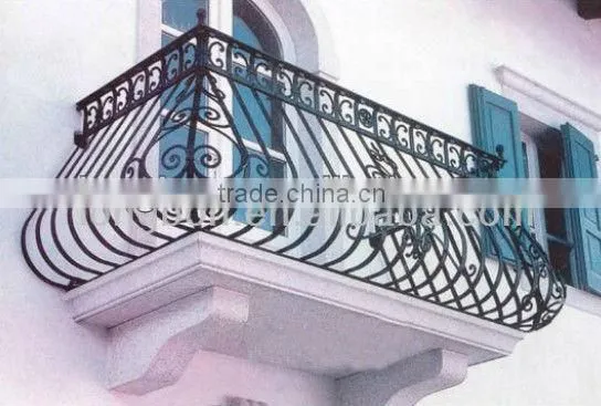 Top-selling classical wrought iron balcony grill designs