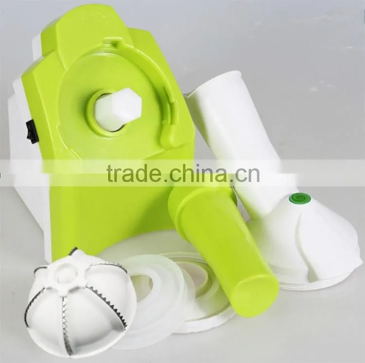 New way for friute eating self cooling home made ice cream maker