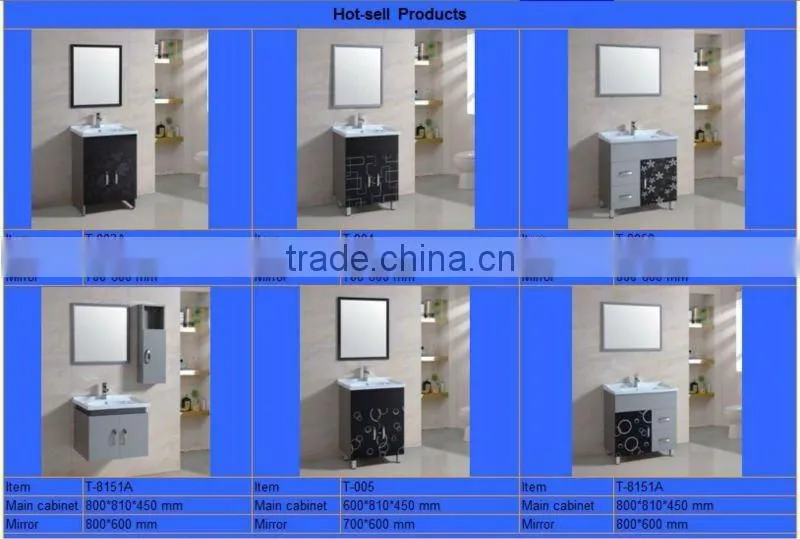 Modern Hanging Stainless Steel Bathroom Cabinet