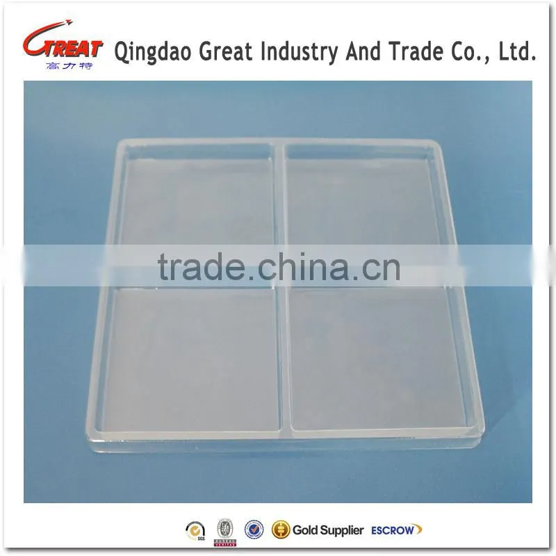 Disposable Plastic Dessert Chocolate Packaging Tray