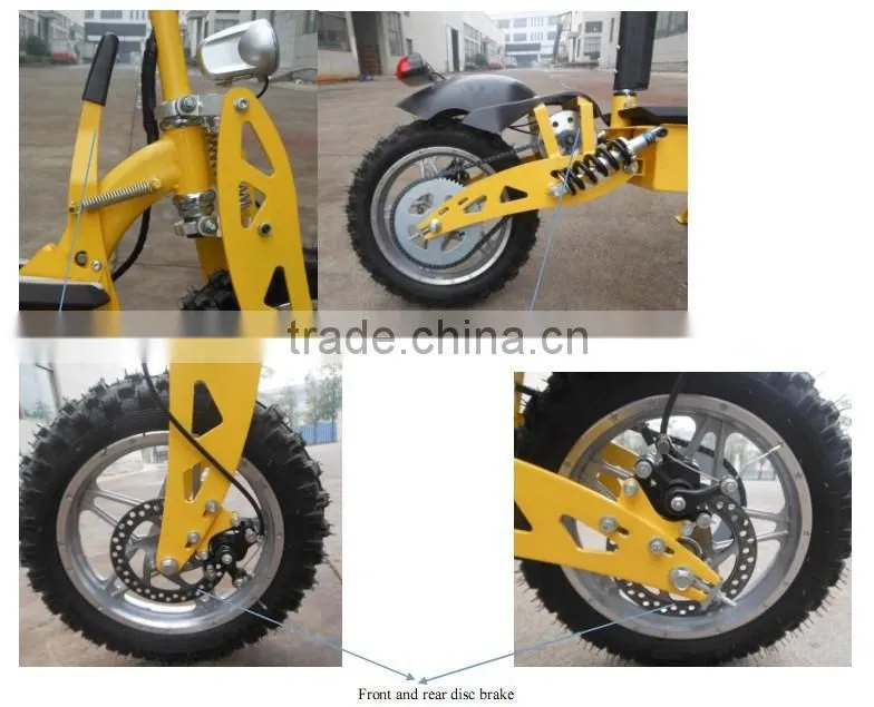 chinese powerful 1000w foldable electric scooter for adult with LED light