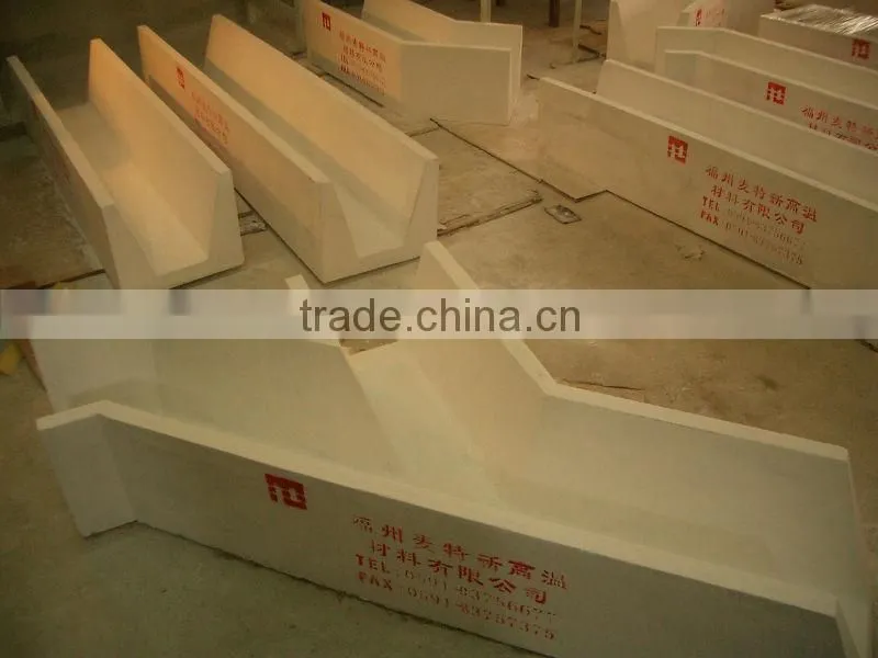 custom designed ceramic launder