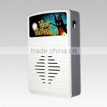 Halloween sound doorbell with wireless,musical,easy installation