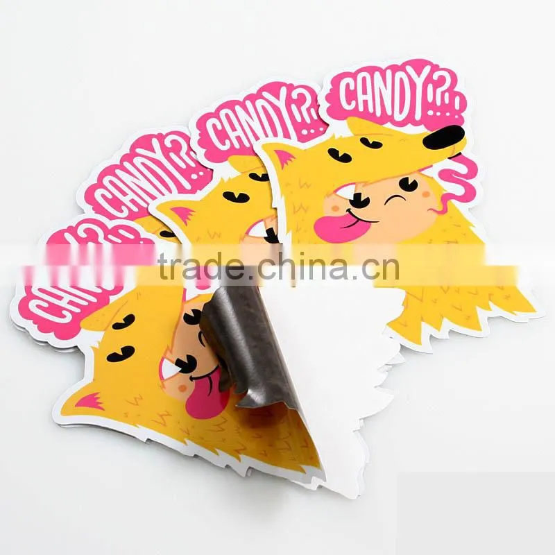 Heat Resistant Custom Plastic Material and Logo / Badge Type car window decal Printed magnetic car signs--DH20450