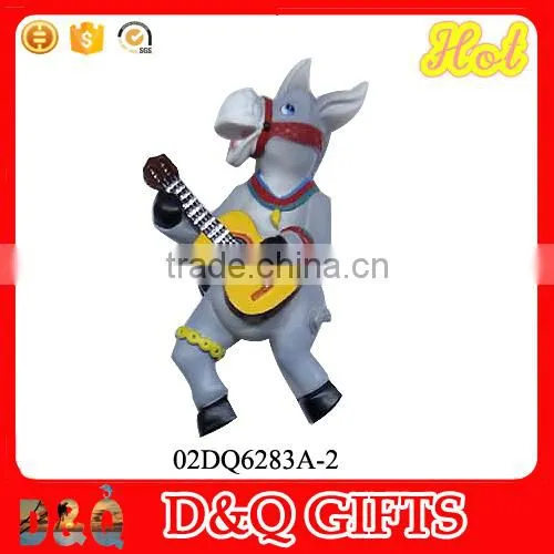 Polyresin donkey fridge magnet