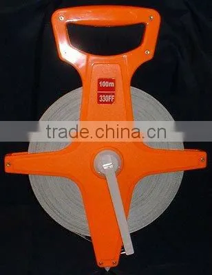 50m long distance reel measuring tape high precision bulk wholesales pvc fiberglass measurement tools