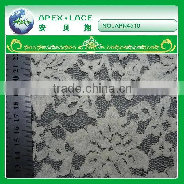 APN4511- sequence lace fabric/jacquard nylon lace fabric/guangzhou fabric market