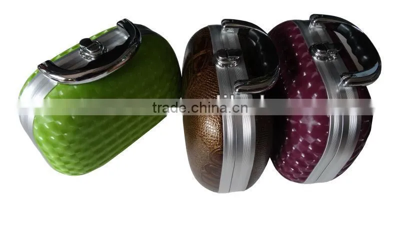 New pu fashion eva cosmetic case with hard shell