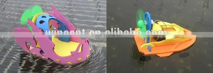 Electronic EVA Foam Educational Science kit Boats Toys