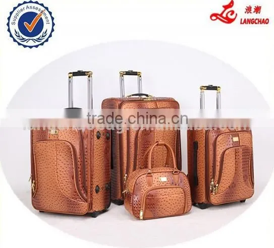 2015 China newest wholesale exported trendy leather handbag for women