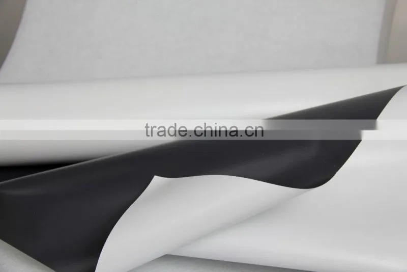 Grey back PET film for display stands, roll up banner