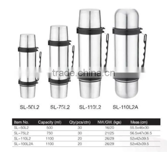 Travel Bottle with two cups SL-L2
