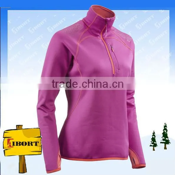 JHDM-1559 ladies 2012 softshell pullover with high neck collar