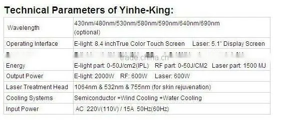 ipl rf laser aesthetic medical devices