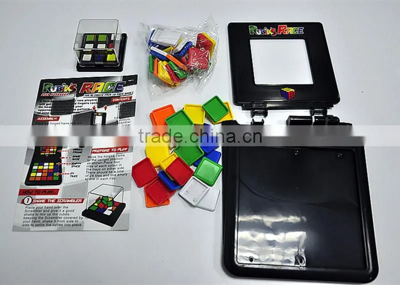 Educational game magic block plastic slide puzzle