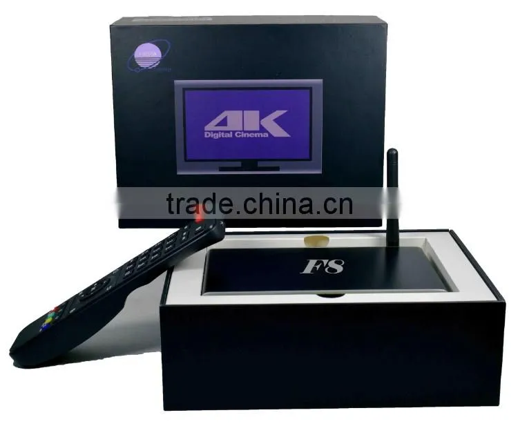 Quad Core androin media player F8 HD WiFi Full 1080P 8GB with metal housing