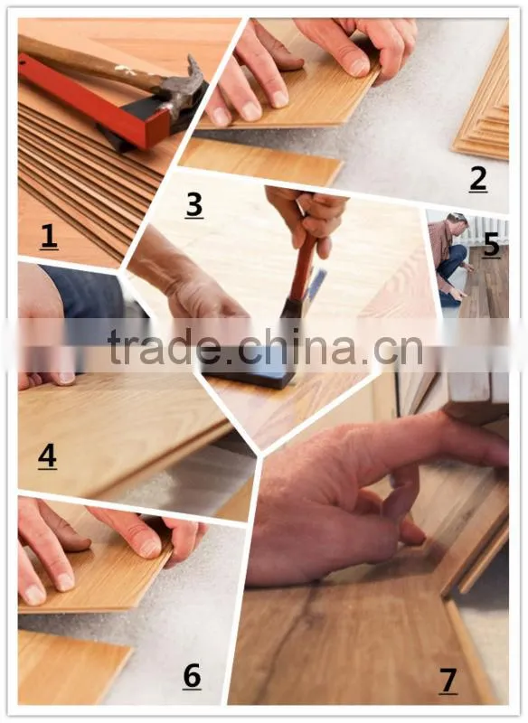 12mm HDF / MDF made in china laminate flooring