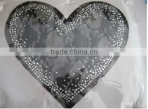 laser cut butterfly shape lace DIY desgin hot fix motif iron on clothes