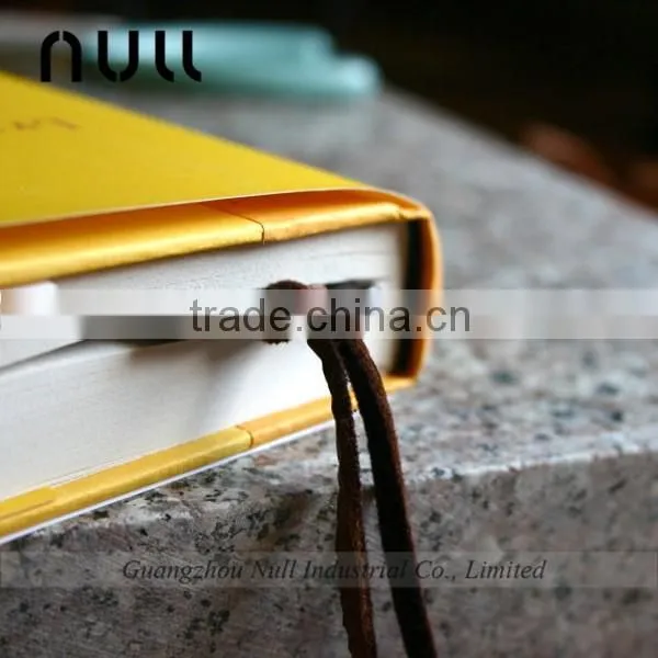 Vintage embossing style genuine leather bookmark