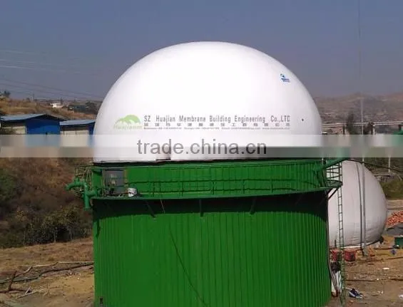 Double membrane gas tank methane project PTFE PVDF