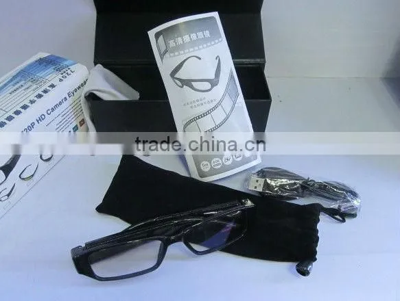 5 mega pixels CMOS camera HD 720P hd camera glasses