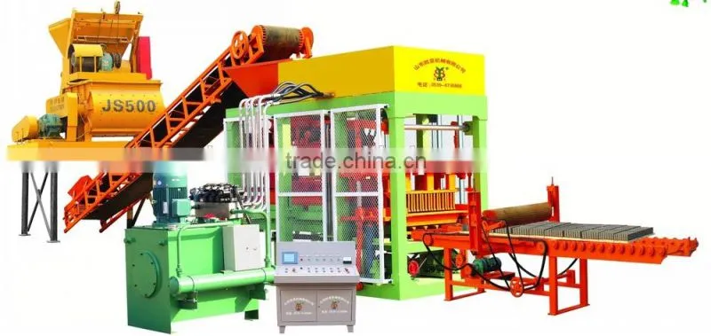 hot sale in africa from China QT4-15 concrete brick making machine