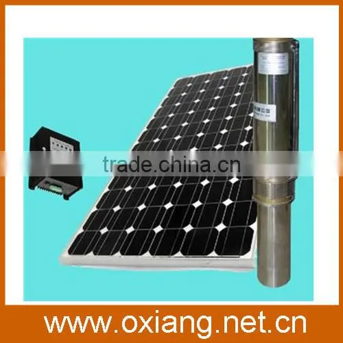 solar water pumping system for irrigation with 200w solar panel