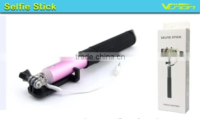 Extendable Pole Telescoping Handheld Monopod with Tripod Mount Adapter
