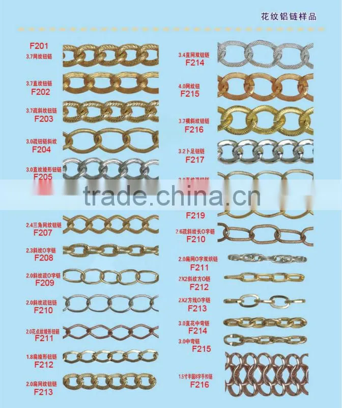 Large Link Aluminum Curb Chain