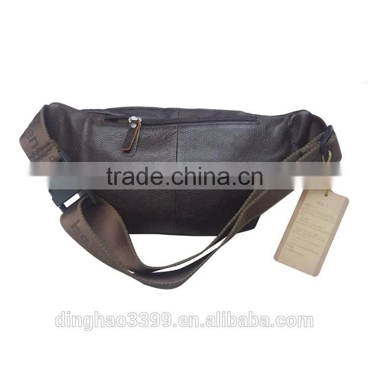New Arrival Bags Vintage PU leather men waist sports bags outdoor travle belt wallets