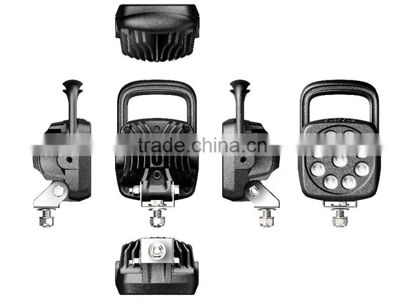 Factory direct offer Oledone 4.3" 27W heavy duty mining drilling excavator truck tractor trailer LED work light