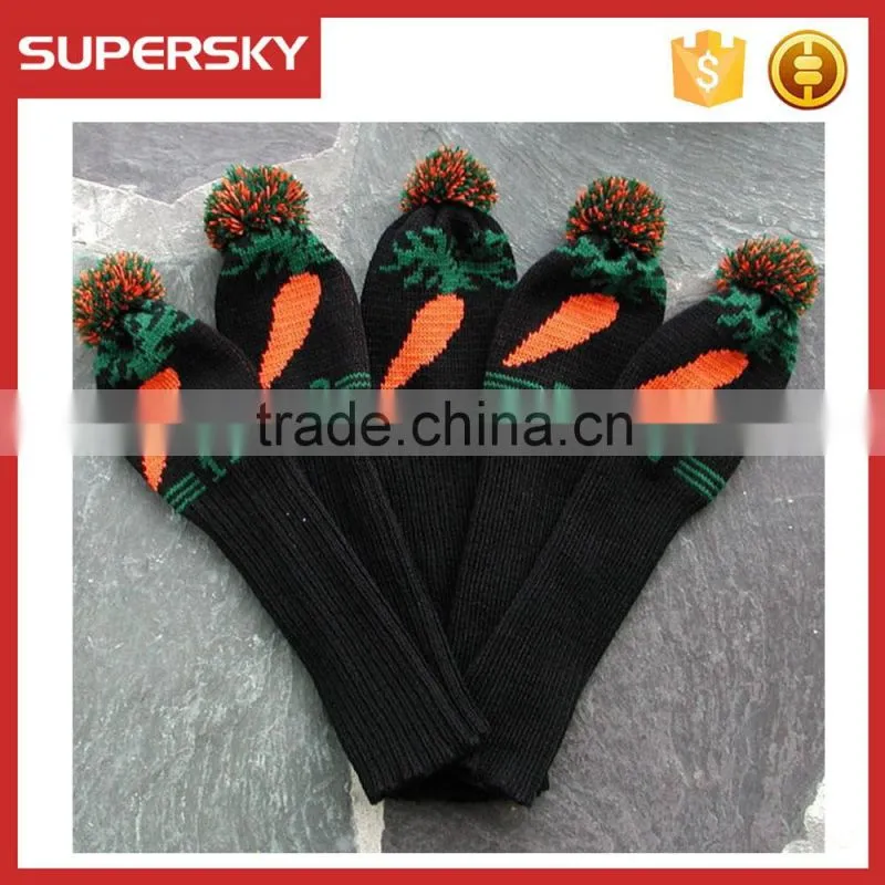 F550 Custom Personalized knitted Golf club head Cover