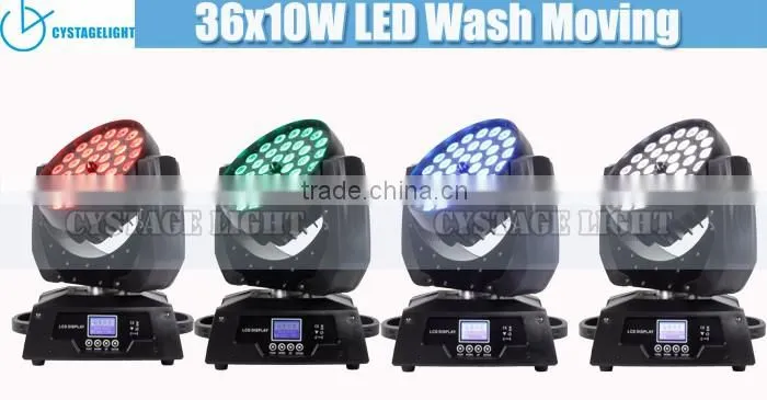 Led Disco Effect Light 36X10W Moving Head Wash
