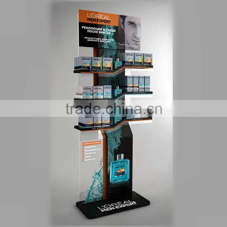 Fashion and elegant acrylic hair salon storage cabinet, plastic hair salon cabinet