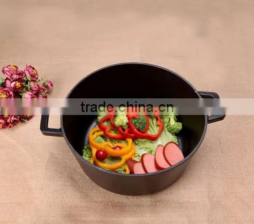 25cm cast iron casserole, cast iron roaster, porcelain enameled cast iron cookwares, cast iron enamel coat pots, cast iron woks,