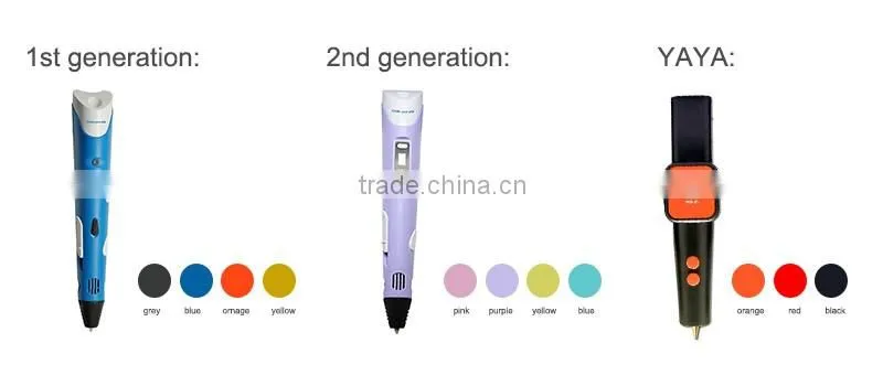 3d drawing pen magic print pen with ABS/PLA materials filament