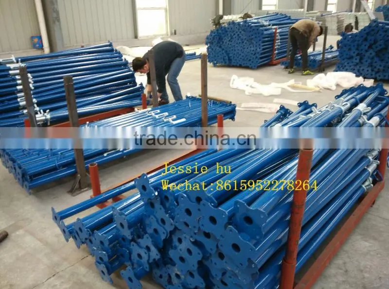 Adjustable 5m steel pole steel pole price pole for construction support