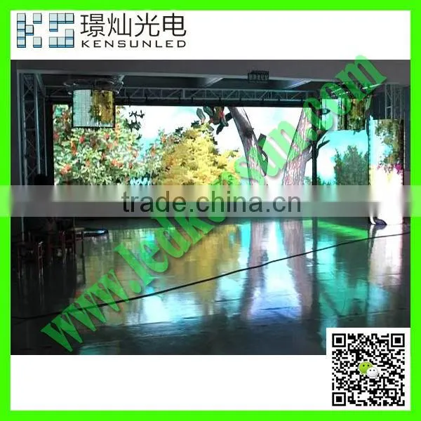 2014 new p10 flexible led curtain display