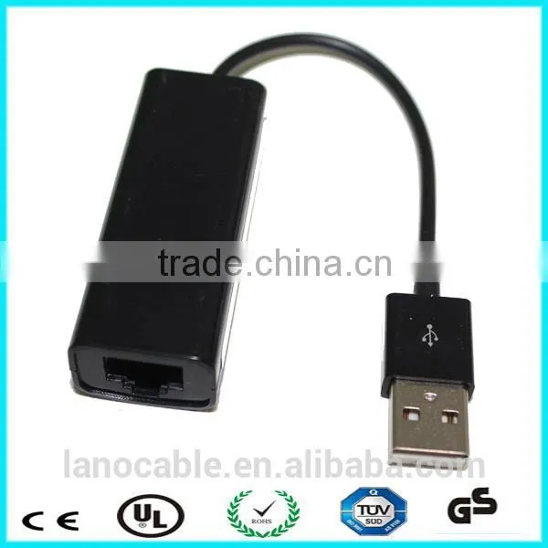 20cm driver free 10/100Mbps AX88772B 5pin to rj45 lan adapter