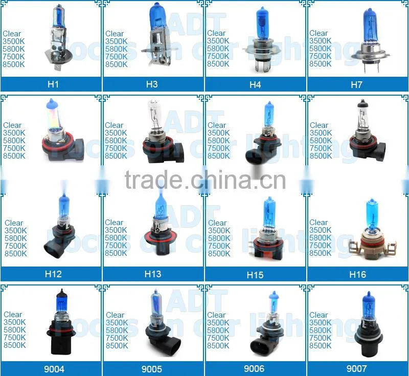 High quality 12v 55w 3500K 880 halogen driving lights